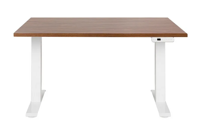 Bina Skrivebord 72x120 cm - Mørkt tre/Hvit - Møbler - Bord - Kontorbord - Skrivebord