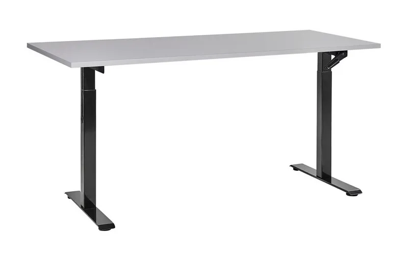 Bina Skrivebord 72x160 cm, Grå/Svart