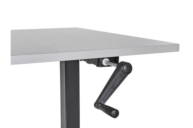 Bina Skrivebord 72x160 cm - Grå/Svart - Møbler - Bord - Kontorbord - Skrivebord