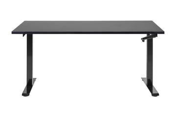 Bina Skrivebord 72x160 cm i Tre med Metallstativ - Svart - Møbler - Bord - Kontorbord - Skrivebord