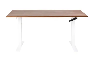 Bina Skrivebord 72x160 cm - Mørkt tre/Hvit - Møbler - Bord - Kontorbord - Skrivebord