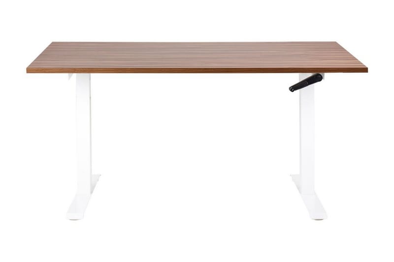 Bina Skrivebord 72x160 cm - Mørkt tre/Hvit - Møbler - Bord - Kontorbord - Skrivebord