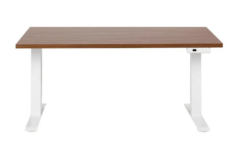 Bina Skrivebord 72x160 cm - Mørkt tre/Hvit - Møbler - Bord - Kontorbord - Skrivebord