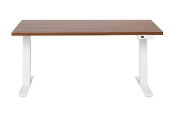 Bina Skrivebord 72x160 cm - Mørkt tre/Hvit - Møbler - Bord - Kontorbord - Skrivebord