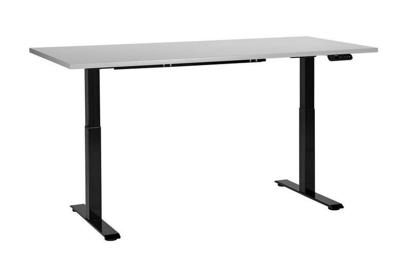 Bina Skrivebord 80x180 cm, Grå/Svart