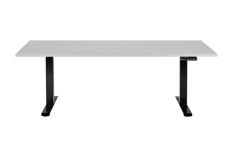 Bina Skrivebord 80x180 cm - Grå/Svart - Møbler - Bord - Kontorbord - Skrivebord