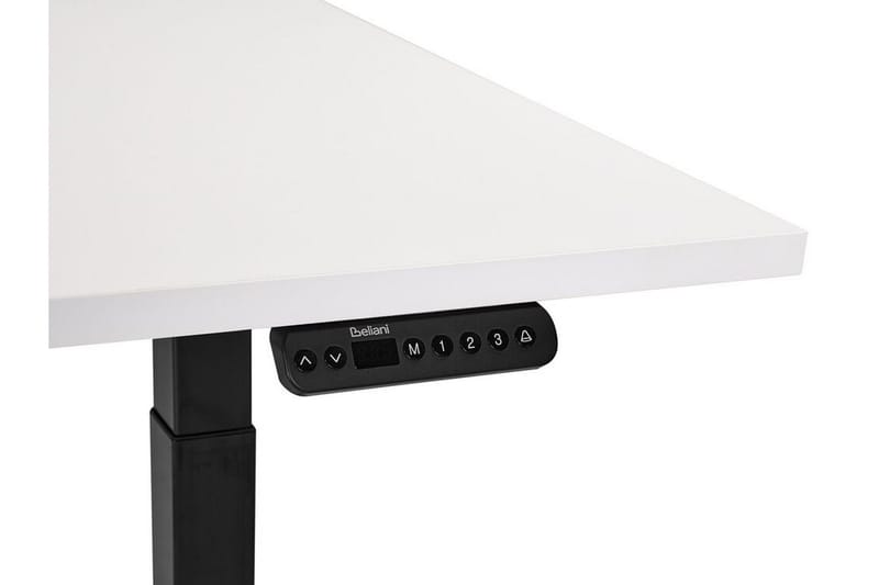 Bina Skrivebord 80x180 cm - Hvit/Svart - Møbler - Bord - Kontorbord - Skrivebord