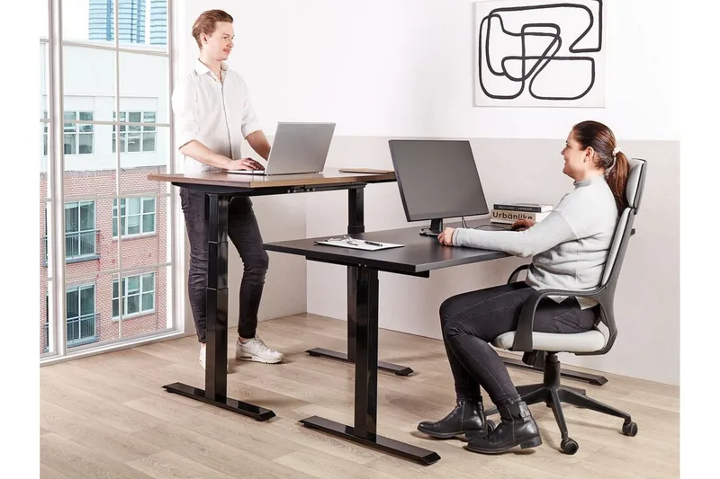 Bina Skrivebord 80x180 cm - Svart - Møbler - Bord - Kontorbord - Skrivebord