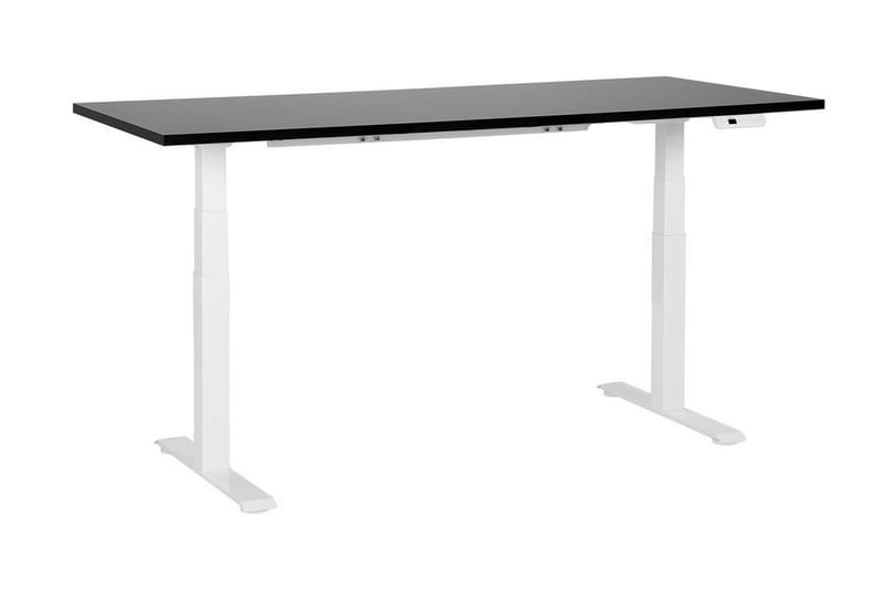 Bina Skrivebord 80x180 cm, Svart/Hvit