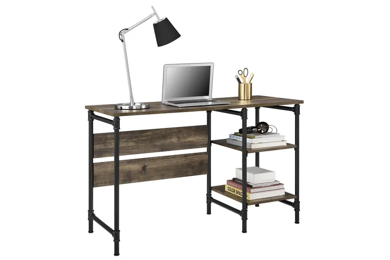 Bradford Skrivebord 120 cm Mørkebrun - Queer Eye - Møbler - Bord - Kontorbord - Skrivebord