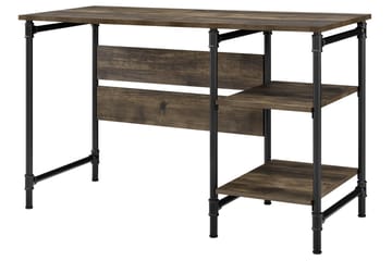 Bradford Skrivebord 120 cm Mørkebrun - Queer Eye - Møbler - Bord - Kontorbord - Skrivebord