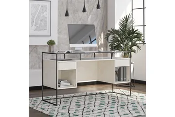 Bradford Skrivebord 139 cm Grå - Queer Eye - Møbler - Bord - Kontorbord - Skrivebord