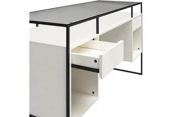 Bradford Skrivebord 139 cm Grå - Queer Eye - Møbler - Bord - Kontorbord - Skrivebord