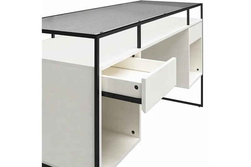 Bradford Skrivebord 139 cm Grå - Queer Eye - Møbler - Bord - Kontorbord - Skrivebord