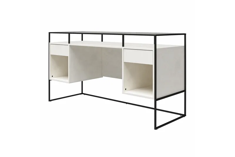 Bradford Skrivebord 139 cm Grå - Queer Eye - Møbler - Bord - Kontorbord - Skrivebord