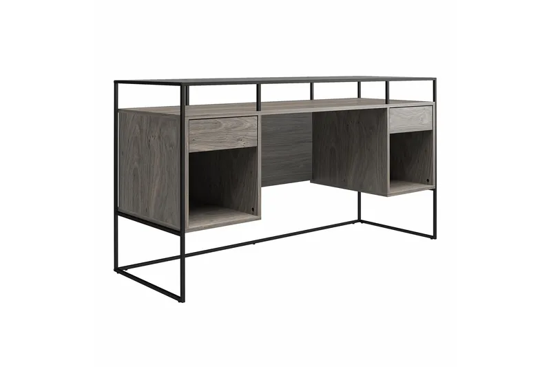 Bradford Skrivebord 141 cm Grå - Queer Eye - Møbler - Bord - Kontorbord - Skrivebord