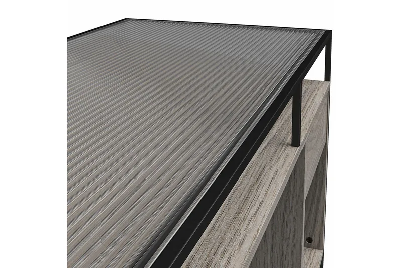 Bradford Skrivebord 141 cm Grå - Queer Eye - Møbler - Bord - Kontorbord - Skrivebord