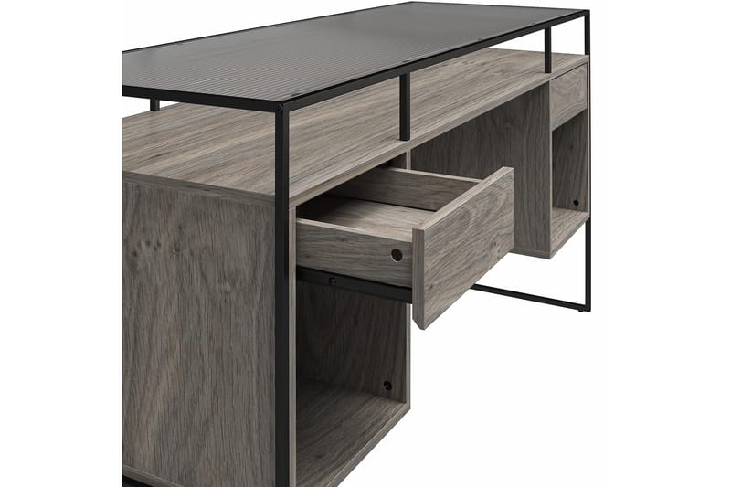 Bradford Skrivebord 141 cm Grå - Queer Eye - Møbler - Bord - Kontorbord - Skrivebord