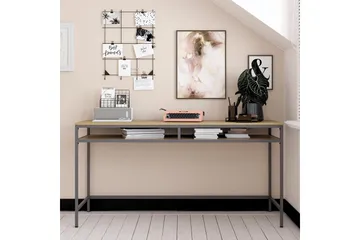 Bradford Skrivebord 153 cm Grå - Dorel Home - Møbler - Bord - Kontorbord - Skrivebord