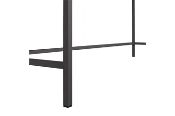 Bradford Skrivebord 153 cm Grå - Dorel Home - Møbler - Bord - Kontorbord - Skrivebord