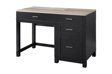 Carver Skrivebord 120 cm Svart - Dorel Home - Møbler - Bord - Kontorbord - Skrivebord