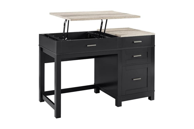 Carver Skrivebord 120 cm Svart - Dorel Home - Møbler - Bord - Kontorbord - Skrivebord