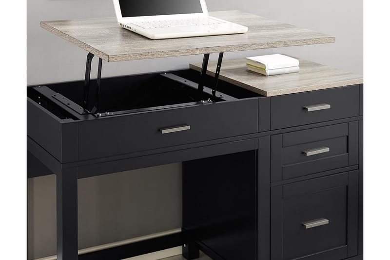 Carver Skrivebord 120 cm Svart - Dorel Home - Møbler - Bord - Kontorbord - Skrivebord