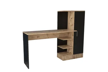 Dalran Skrivebord 152 cm - Natur/Svart - Møbler - Bord - Kontorbord - Skrivebord