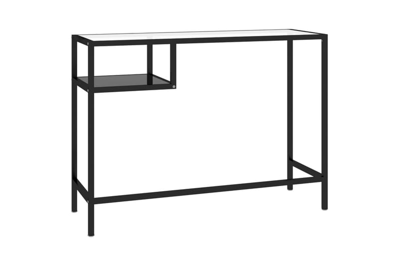 Databord svart 100x36x74 cm glass - Svart - Skrivebord - Databord & PC bord