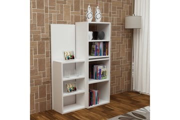 Decorotika Skrivebord 120 cm med Oppbevaringshyller - Hvit - Møbler - Bord - Kontorbord - Skrivebord