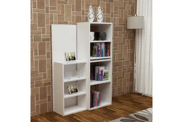 Decorotika Skrivebord 120 cm med Oppbevaringshyller - Hvit - Møbler - Bord - Kontorbord - Skrivebord