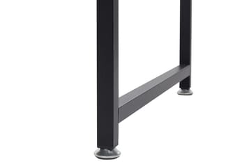 Dese Skrivebord 120 cm med Oppbevaring - Mørket Tre/Hvit - Møbler - Bord - Kontorbord - Skrivebord
