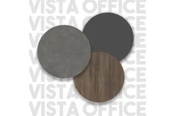 Desgrar Skrivebord 180 cm - Brun/Betonggrå/Antrasitt - Møbler - Bord - Kontorbord - Skrivebord