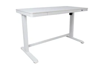 Ergo Bord Hvit - Møbler - Bord - Kontorbord - Skrivebord