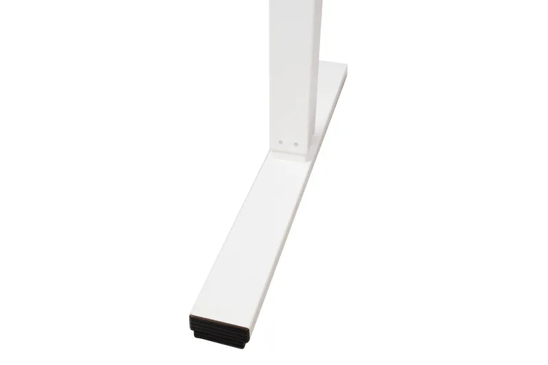 Ergo Skrivebord med 1 motor 120x60 cm Hvit/Eik - Møbler - Bord - Kontorbord - Skrivebord