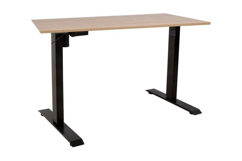 Ergo Skrivebord med motor 140x70 cm Sort