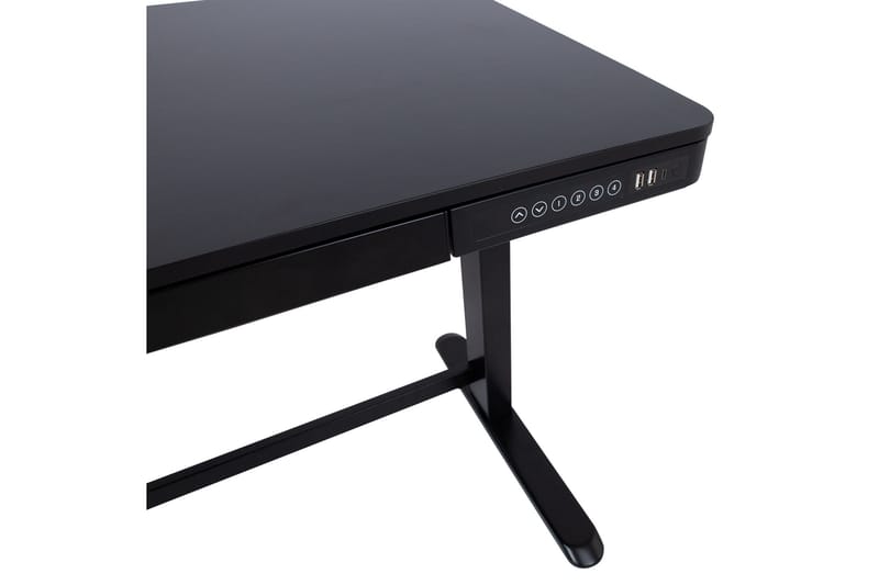Ergosum Skrivebord 120 cm Hev- og Senkbart - Svart - Møbler - Bord - Kontorbord - Skrivebord