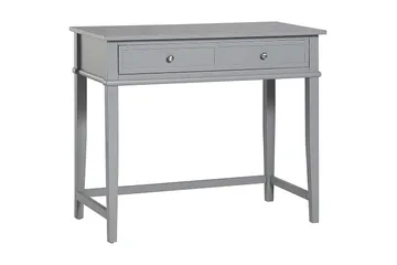 Franklin Skrivebord 90 cm med Oppbevaringsskuff Grå - Dorel Home - Møbler - Bord - Kontorbord - Skrivebord