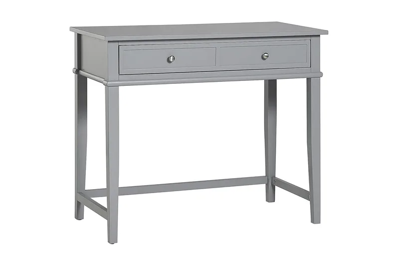 Franklin Skrivebord 90 cm med Oppbevaringsskuff Grå - Dorel Home - Møbler - Bord - Kontorbord - Skrivebord