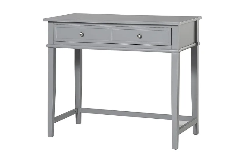 Franklin Skrivebord 90 cm med Oppbevaringsskuff Grå - Dorel Home - Møbler - Bord - Kontorbord - Skrivebord