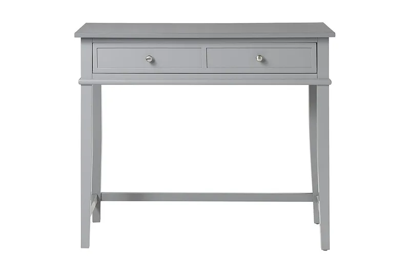 Franklin Skrivebord 90 cm med Oppbevaringsskuff Grå, Dorel Home