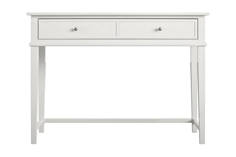Franklin Skrivebord 90 cm med Oppbevaringsskuff Hvit, Dorel Home