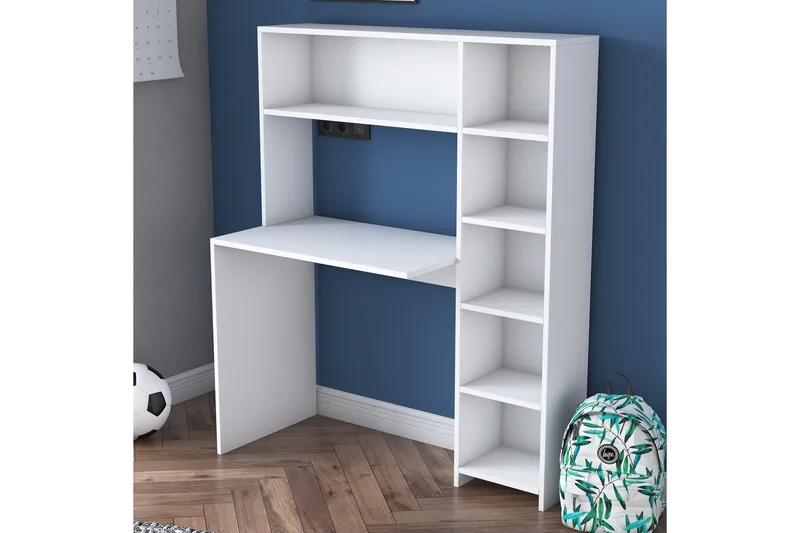 Freal Skrivebord 113 cm - Hvit - Møbler - Bord - Kontorbord - Skrivebord