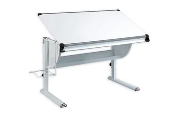 Gabrielius Skrivebord 118 cm - Hvit - Møbler - Bord - Kontorbord - Skrivebord