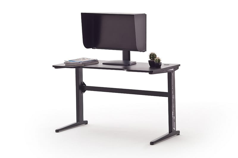 Gaming Skrivebord Banson Basic 2 120 cm - Svart - Skrivebord - Databord & PC bord