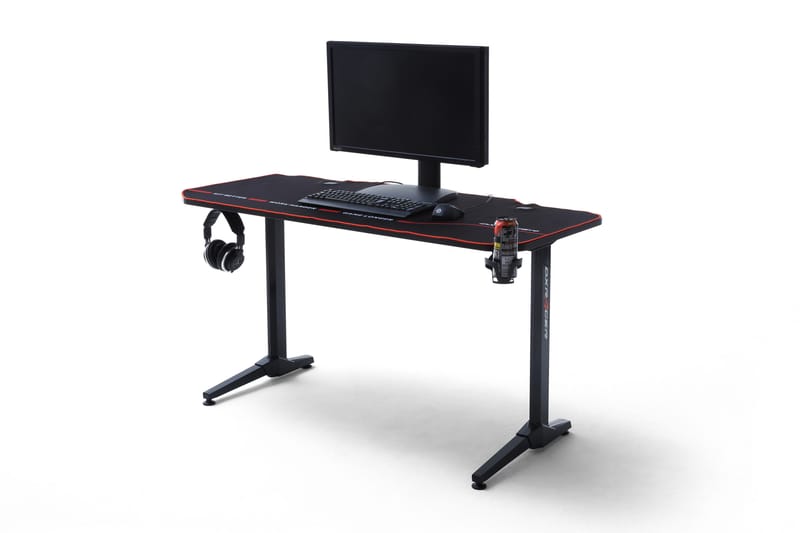 Gaming Skrivebord Ingleby 2 140 cm - Svart - Skrivebord - Databord & PC bord