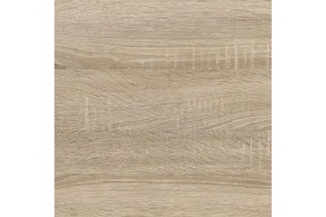 Gdeide Skrivebord 125 cm med Oppbevaringshylle - Eikfarge/Beige - Møbler - Bord - Kontorbord - Skrivebord