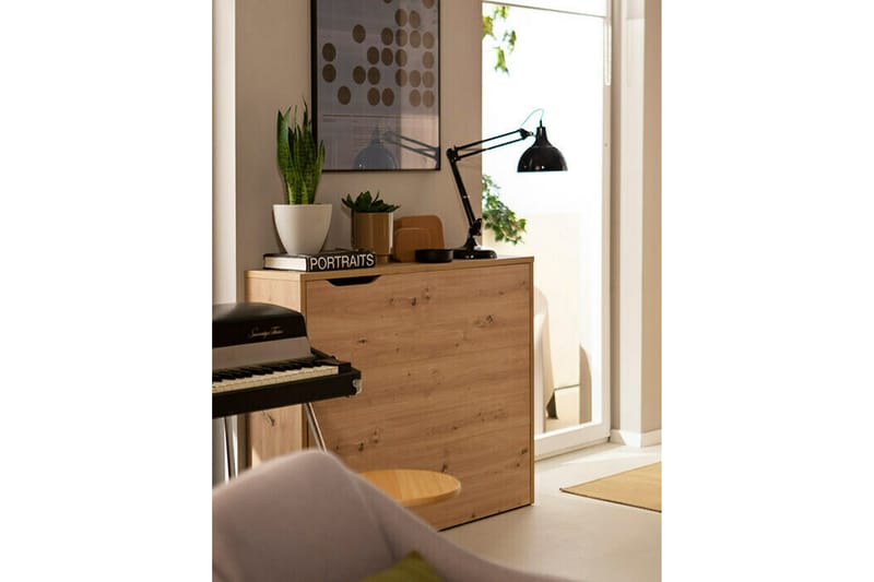 Skrivebord Grianan 136 cm - Brun - Skrivebord - Databord & PC bord