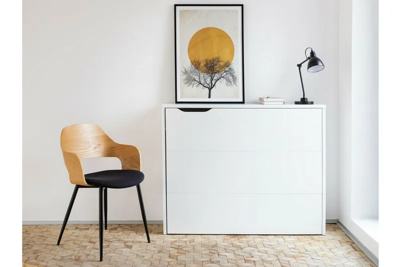 Grianan Skrivbord 136 cm White - Møbler - Bord - Kontorbord - Skrivebord - Hjørneskrivebord