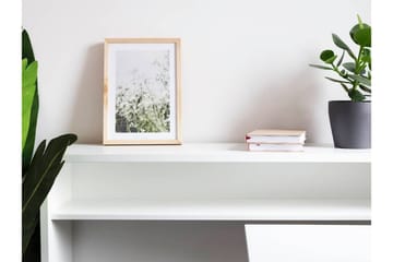 Grianan Skrivbord 136 cm White - Møbler - Bord - Kontorbord - Skrivebord - Hjørneskrivebord